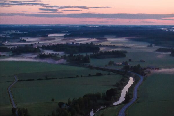Ilmakuvaa Taikayöntiestä