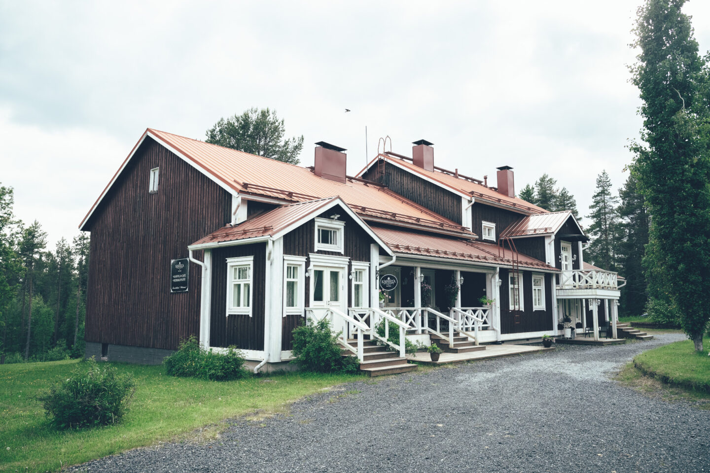 Perinteisiä puutaloja