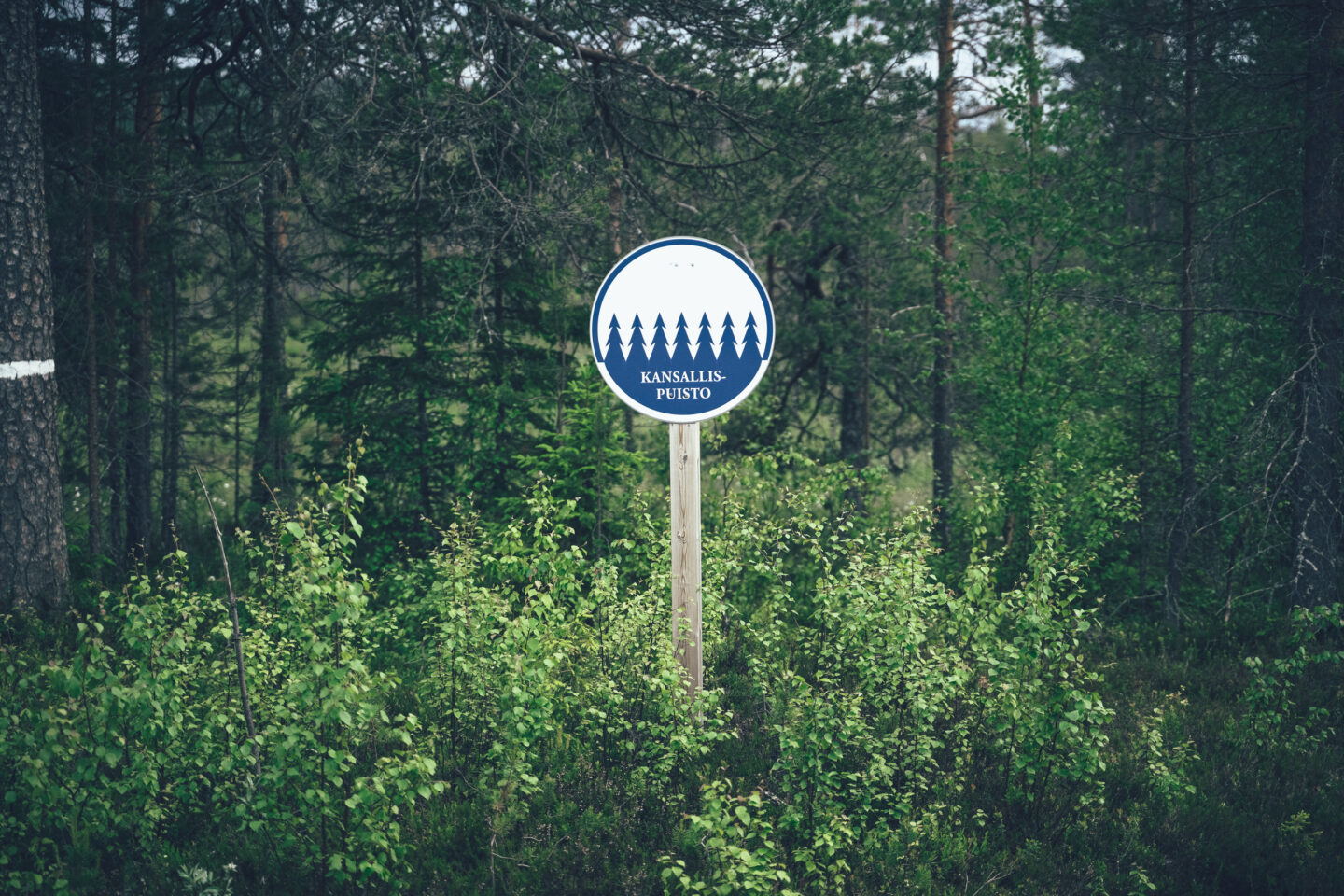 kansallispuiston kyltti